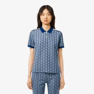 Polo Monogram Slim Fit para mulher