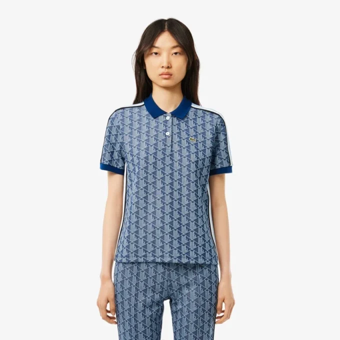 Polo Monogram Slim Fit para mulher