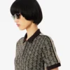 Polo Monogram Slim Fit para mulher