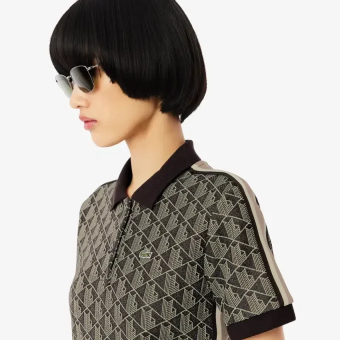 Polo Monogram Slim Fit para mulher