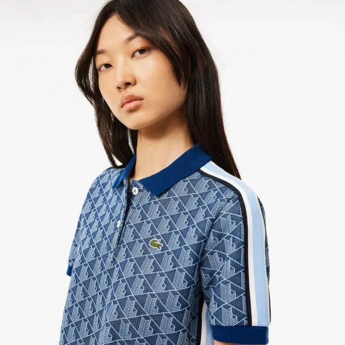 Polo Monogram Slim Fit para mulher