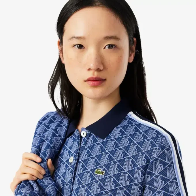 Polo Monogram Slim Fit para mulher