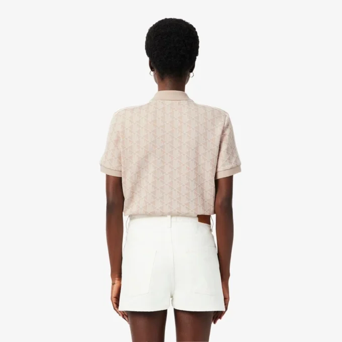Polo Monogram Slim Fit para mulher