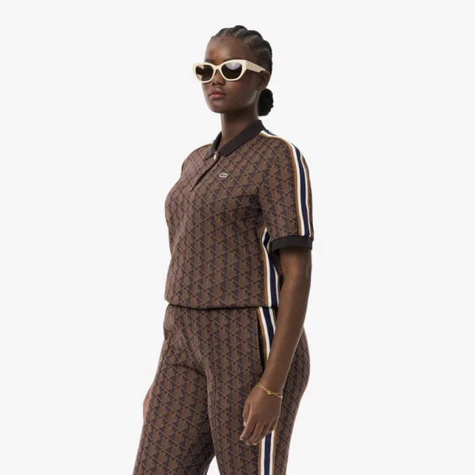 Polo Monogram Slim Fit para mulher