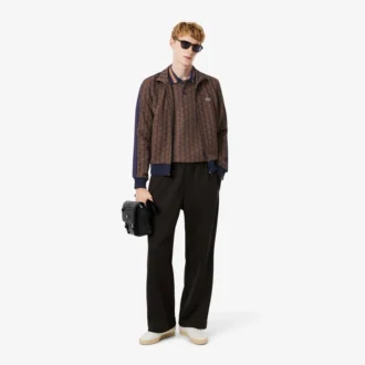 Polo Monograma de Corte Clássico para Homem