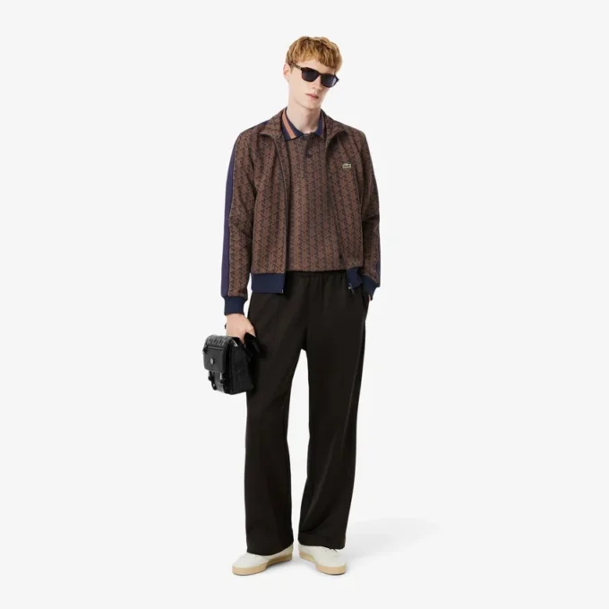 Polo Monograma de Corte Clássico para Homem