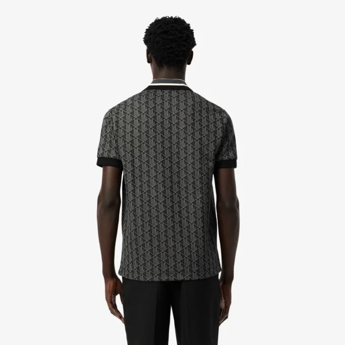 Polo Monograma de Corte Clássico para Homem