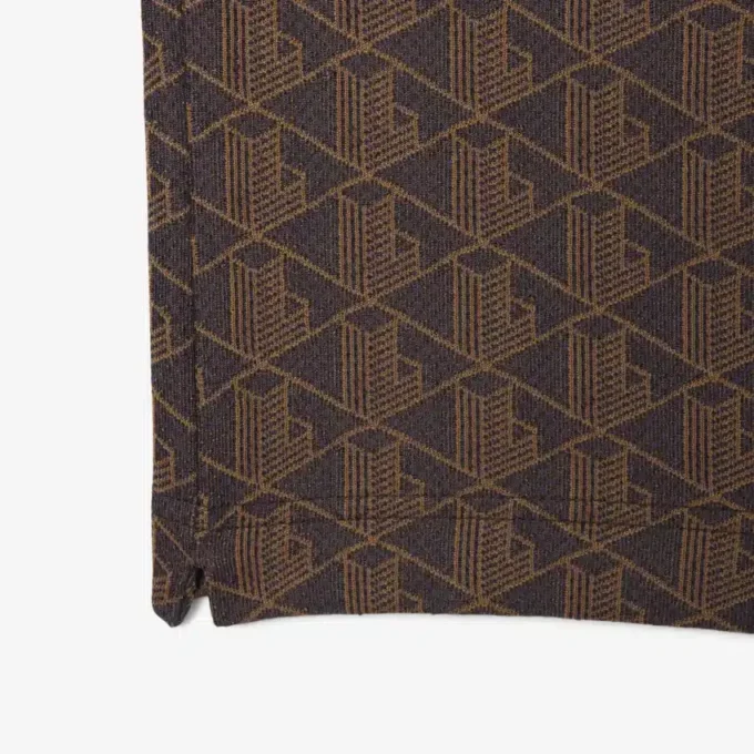 Polo Monograma de Corte Clássico para Homem