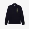 Polo Original L.12.12 de manga comprida com vários emblemas para homem