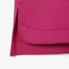 Polo oversized em cetim com detalhe de emblema da passerelle