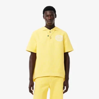 Polo Oversized em Ganga para Homem
