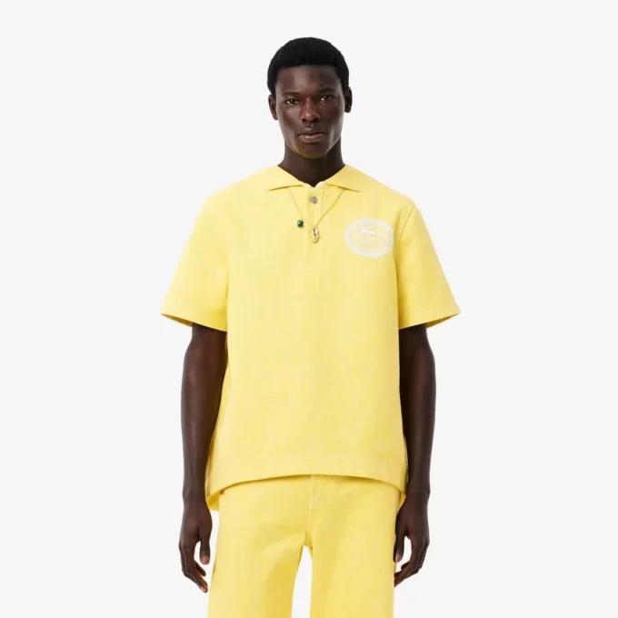 Polo Oversized em Ganga para Homem