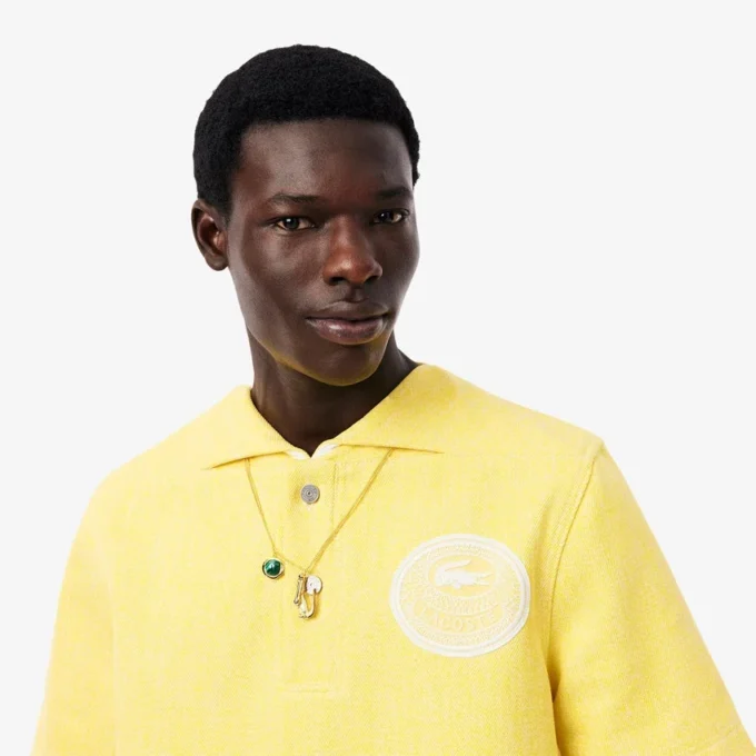 Polo Oversized em Ganga para Homem