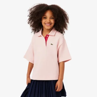 Polo Oversized Piqua para meninas