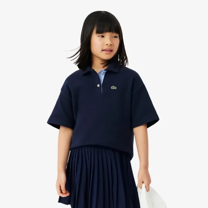 Polo Oversized Piqua para meninas