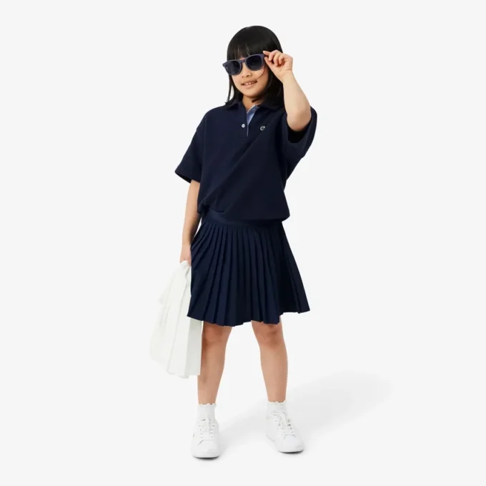 Polo Oversized Piqua para meninas