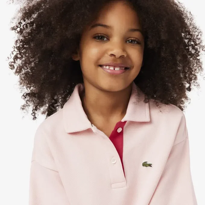 Polo Oversized Piqua para meninas
