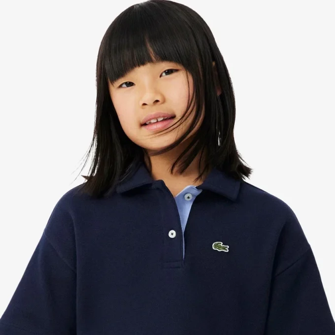 Polo Oversized Piqua para meninas