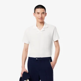 Polo Paris de Gola Aberta Classic Fit para Homem