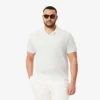 Polo Paris de Gola Aberta Classic Fit para Homem