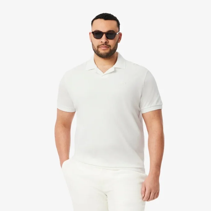 Polo Paris de Gola Aberta Classic Fit para Homem
