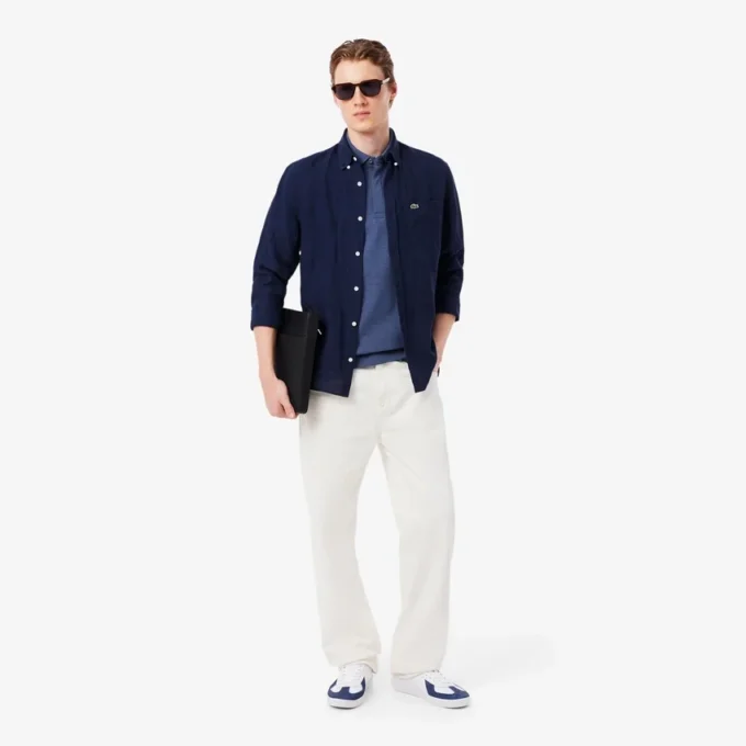 Polo Paris Stretch Piqué de corte regular para homem