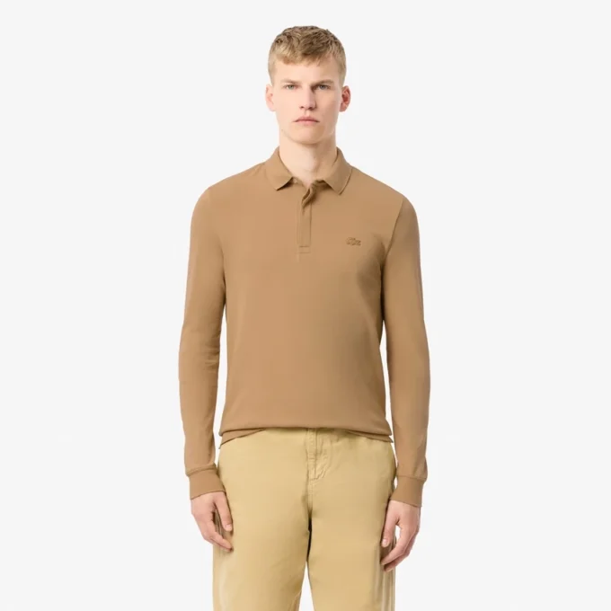 Polo Paris Stretch Piqua de corte regular para homem