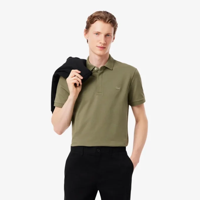 Polo Paris Stretch Piqua de corte regular para homem
