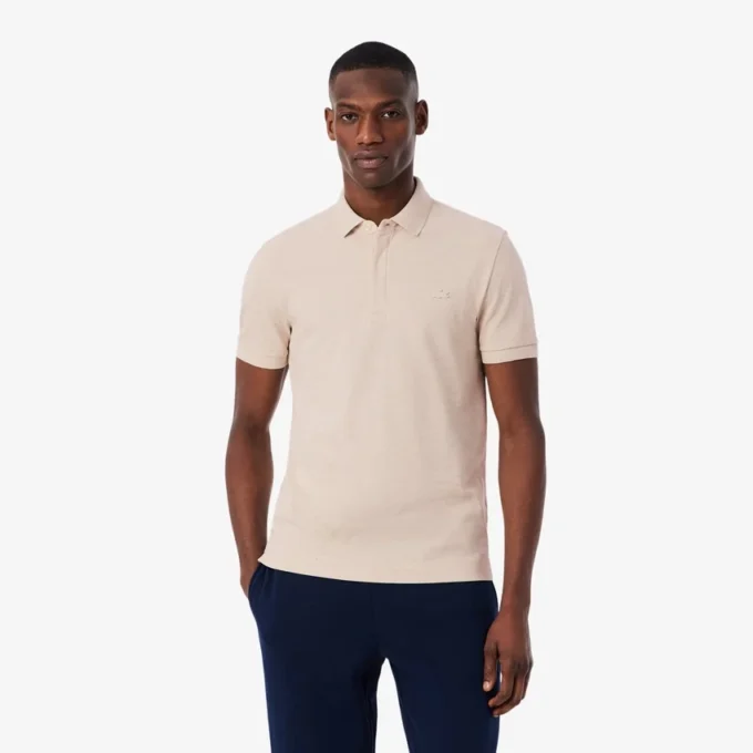 Polo Paris Stretch Piqua de corte regular para homem