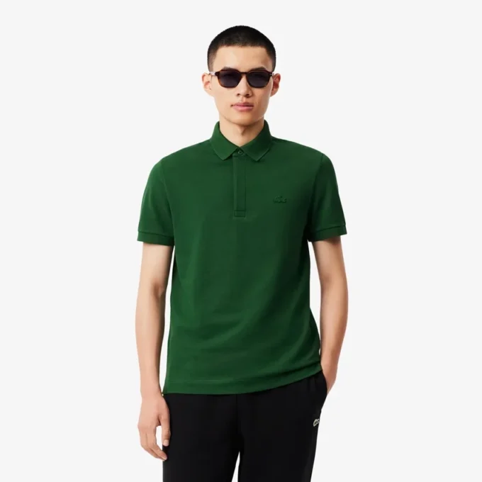 Polo Paris Stretch Piqua de corte regular para homem