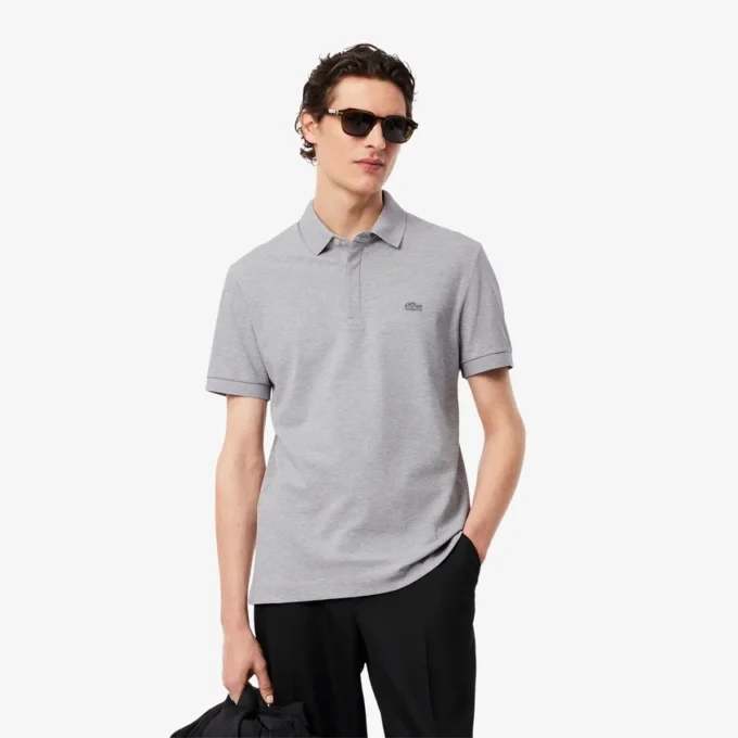 Polo Paris Stretch Piqua de corte regular para homem