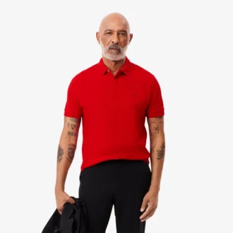 Polo Paris Stretch Piqua de corte regular para homem