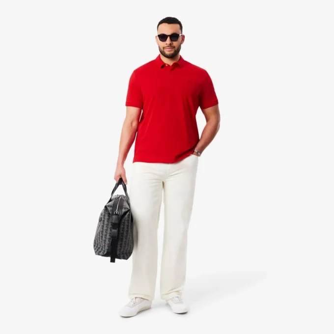 Polo Paris Stretch Piqua de corte regular para homem
