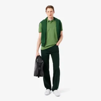Polo Paris Stretch Piqua de corte regular para homem