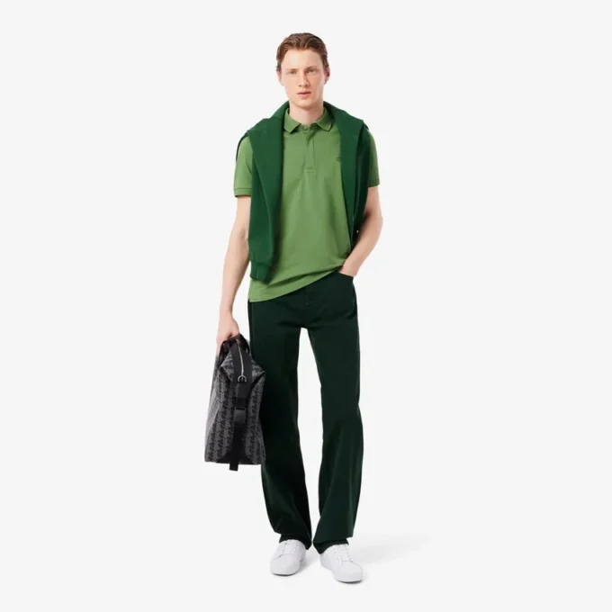 Polo Paris Stretch Piqua de corte regular para homem