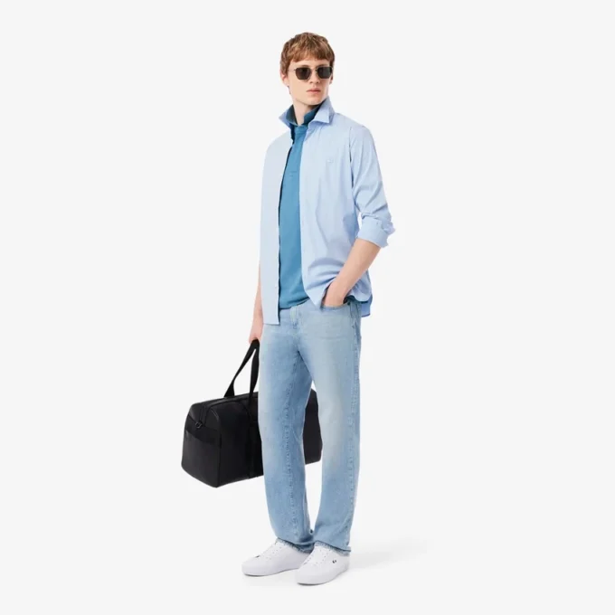 Polo Paris Stretch Piqua de corte regular para homem