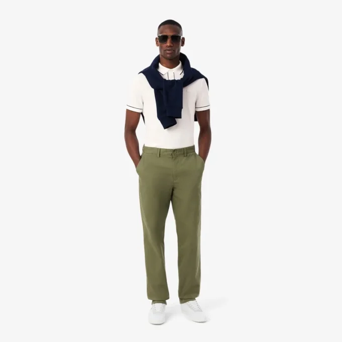 Polo Paris Stretch Piqua de corte regular para homem