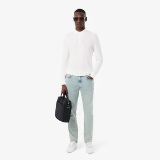 Polo Paris Stretch Piqua de corte regular para homem