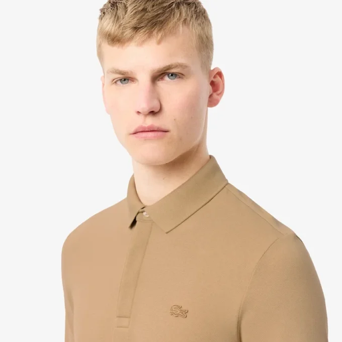 Polo Paris Stretch Piqua de corte regular para homem