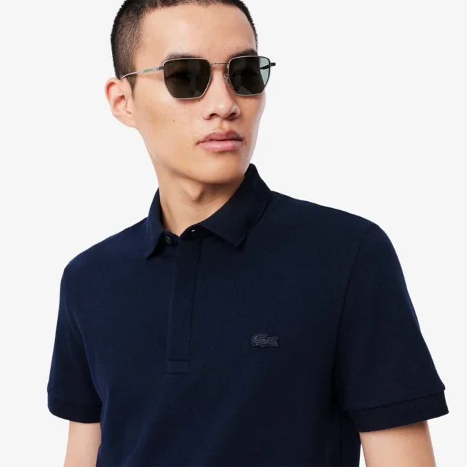 Polo Paris Stretch Piqua de corte regular para homem