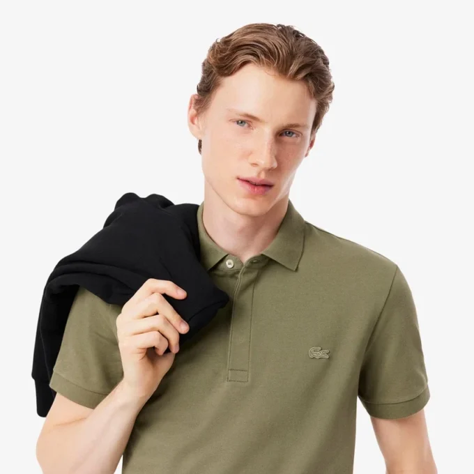 Polo Paris Stretch Piqua de corte regular para homem