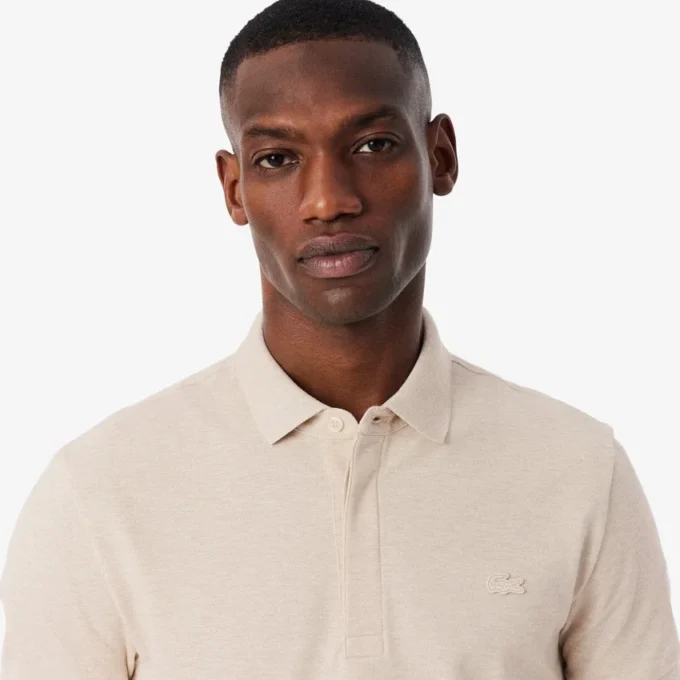 Polo Paris Stretch Piqua de corte regular para homem