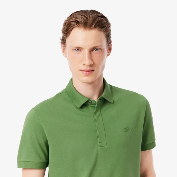Polo Paris Stretch Piqua de corte regular para homem