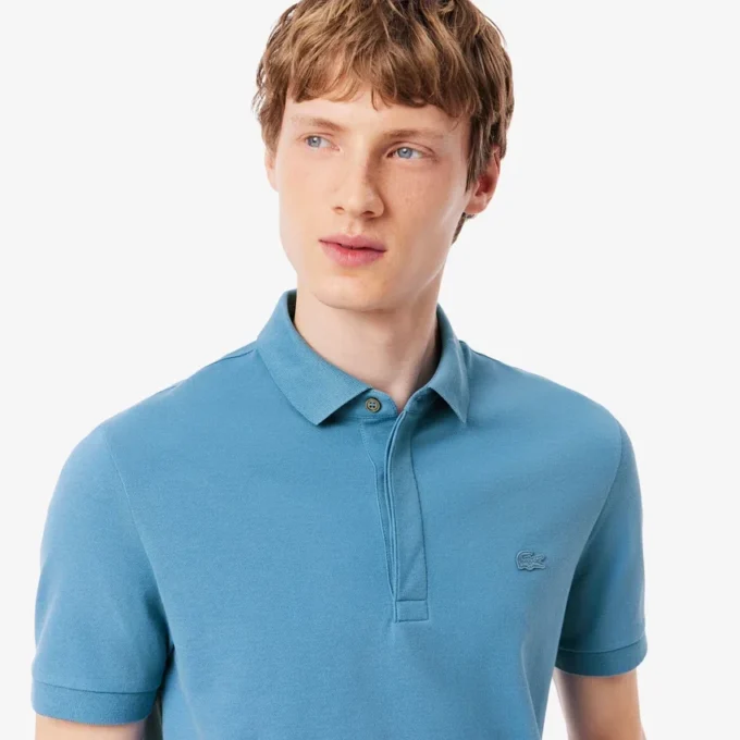 Polo Paris Stretch Piqua de corte regular para homem