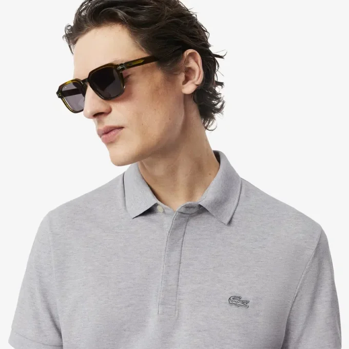 Polo Paris Stretch Piqua de corte regular para homem