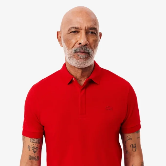 Polo Paris Stretch Piqua de corte regular para homem
