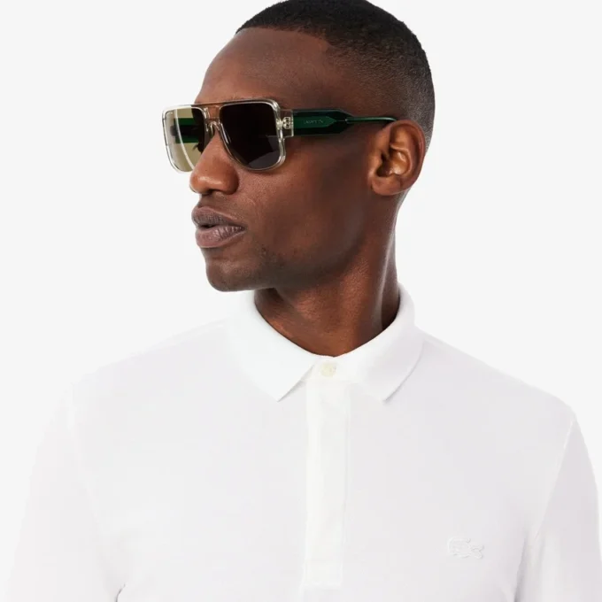 Polo Paris Stretch Piqua de corte regular para homem