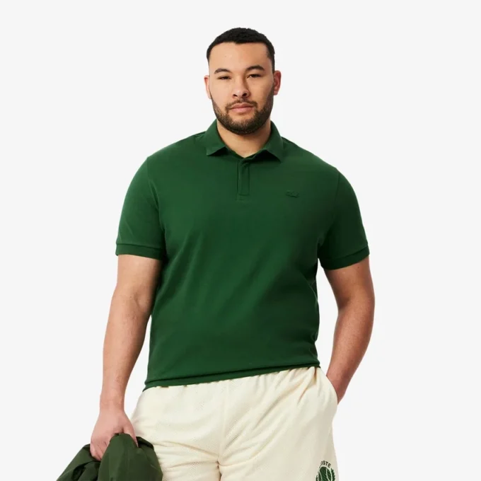 Polo Paris Stretch Piqua de corte regular para homem