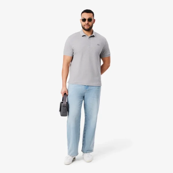 Polo Paris Stretch Piqua de corte regular para homem