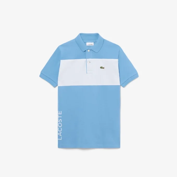 Polo Petit Piqué com blocos de cor